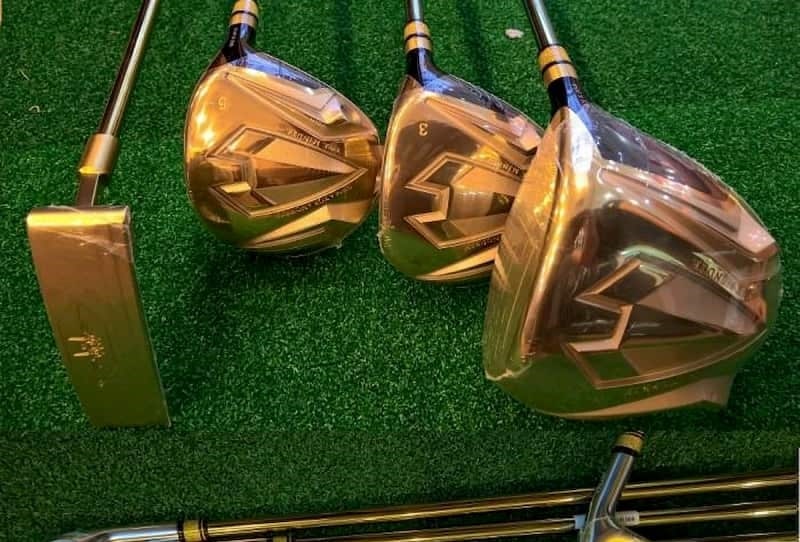 Những chiếc gậy Grand Prix được mạ vàng