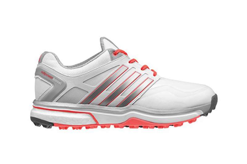 Phiên bản giày golf Adidas chính hãng Adipower S Boost màu trắng hồng
