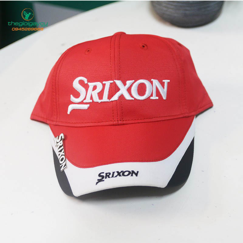 Mũ golf Srixon màu đỏ