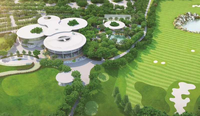 Phối cảnh thiết kế sân golf Harmonie Golf Park