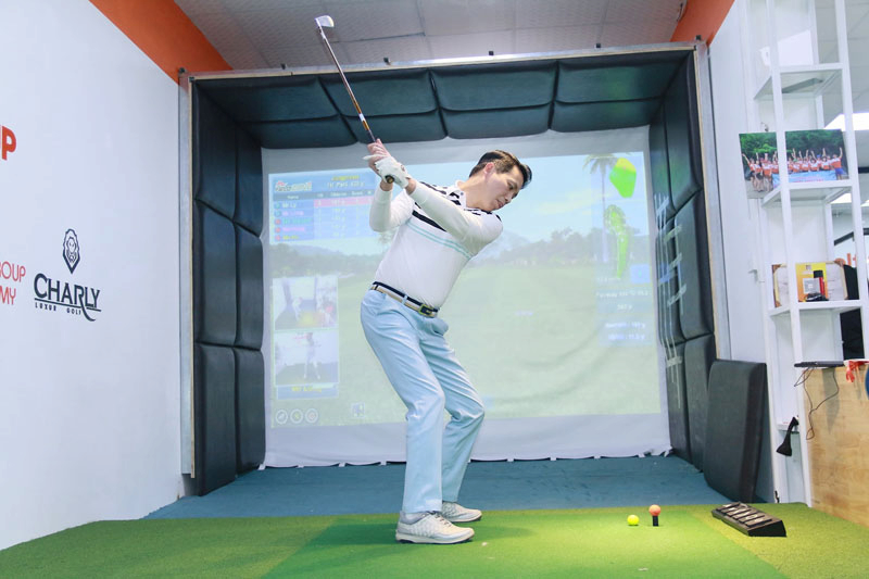 GGA sở hữu phòng tập Golf 3D hiện đại, chất lượng cao cấp
