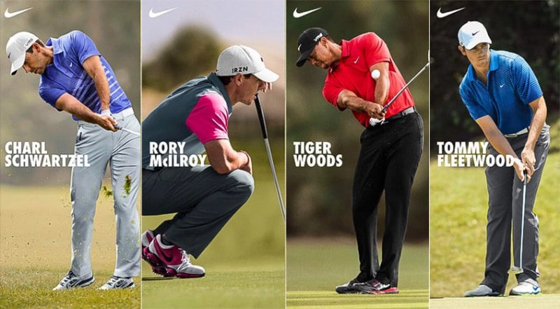Thời trang Nike được rất nhiều golfer yêu thích