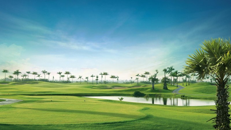 Vẻ đẹp thơ mộng của sân golf Nhơn Trạch