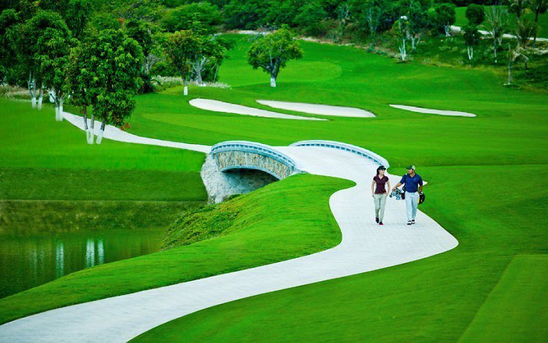 Dự án sân golf Lục Nam Bắc Giang đang trong giai đoạn hoàn thiện