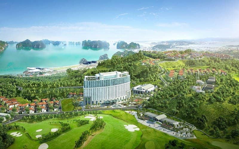 Sân golf FLC Quảng Ninh thuộc khu du lịch nghỉ dưỡng cao cấp của tập đoàn FLC
