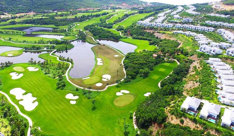 Vẻ đẹp của sân golf Vinpearl Hải Phòng