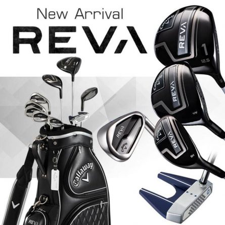 Bộ gậy golf CALLAWAY REVA Black 8-Piece Long Length phù hợp với cú swing của mọi golfer