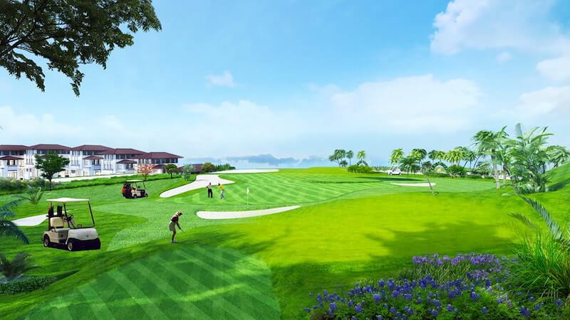 Sân golf FLC Quảng Ninh được quy hoạch trên diện tích rộng lớn