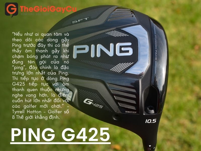 Gậy Ping G425 - Thiết kế mạnh mẽ thể thao