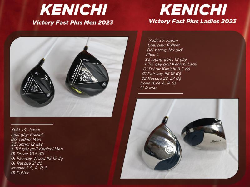 Bộ gậy golf Kenichi Victory Fast Plus Giá Chỉ 70 triệu