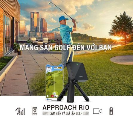 Garmin Approach R10 cho phép gofler chơi golf cực kỳ chân thực