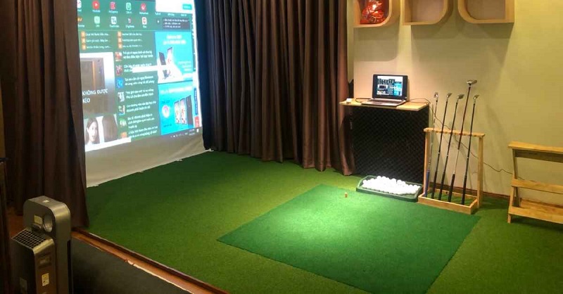 Phòng golf 3D tại Khu đô thị Times City hiện đại, tiện nghi