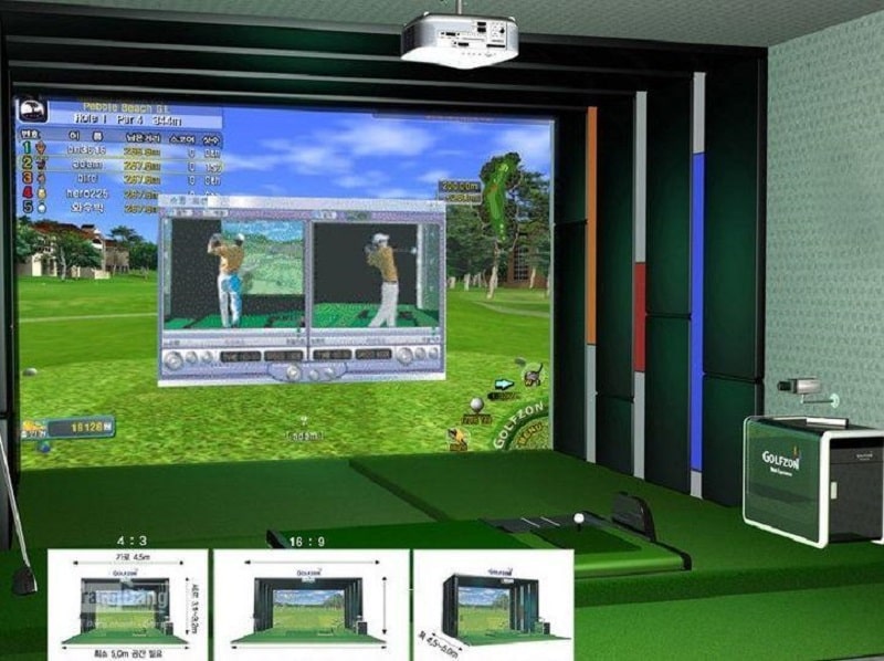 Chọn phần mềm cũng đóng vai trò quan trọng giúp phòng golf 3D chuyên nghiệp hơn
