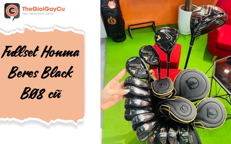 Hình ảnh fullset Honma Beres Black B08