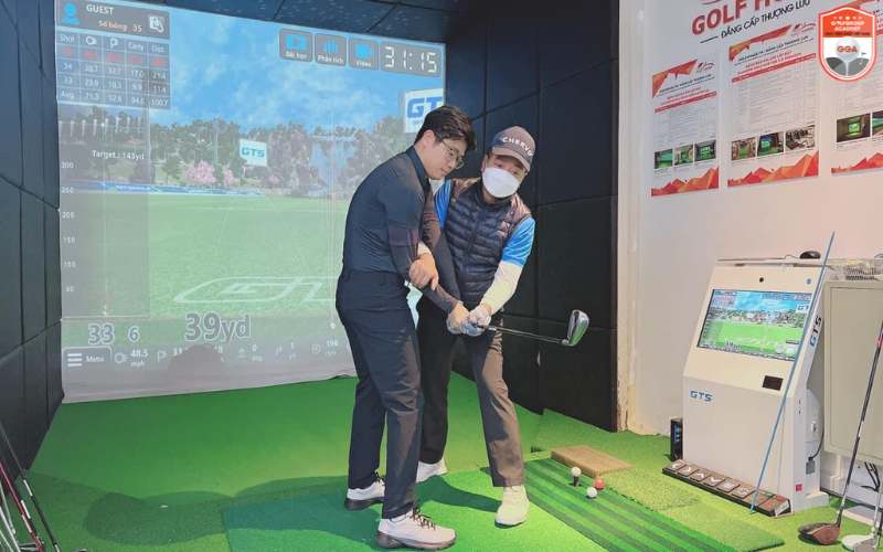 Học viện golf GGA sở hữu phòng golf 3D chuyên nghiệp nhất