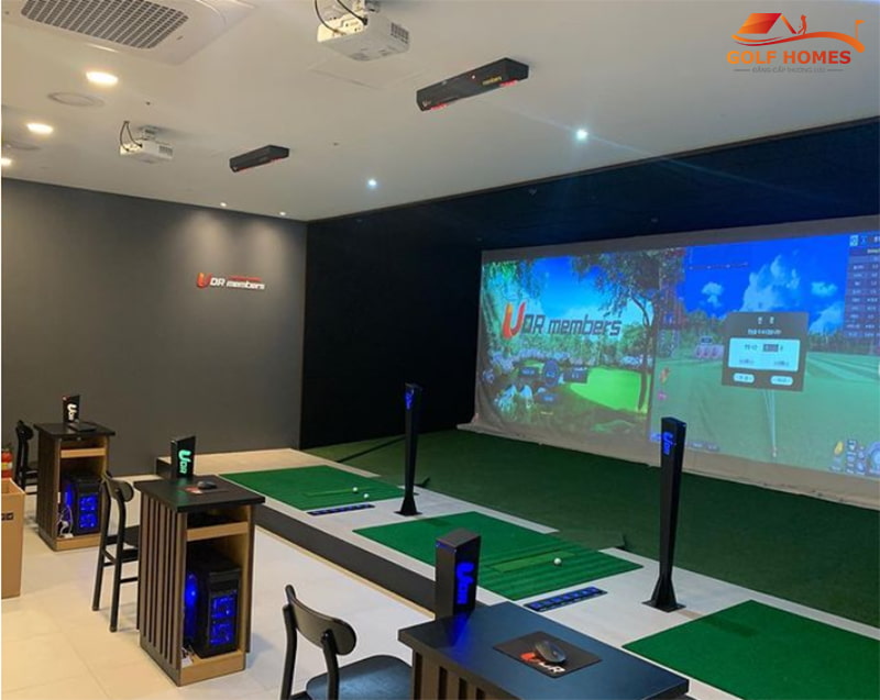 Phòng tập golf 3D Club House được nhiều golfer lựa chọn