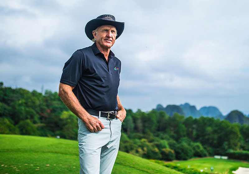 Greg Norman được vinh danh là một trong những huyền thoại golf quốc tế
