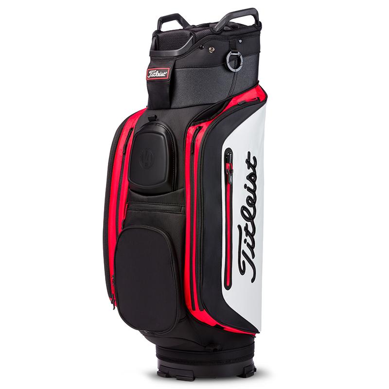 Túi golf Titleist Club 14 là sự kết hợp hoàn hảo giữa  ba màu trắng, đen và đỏ