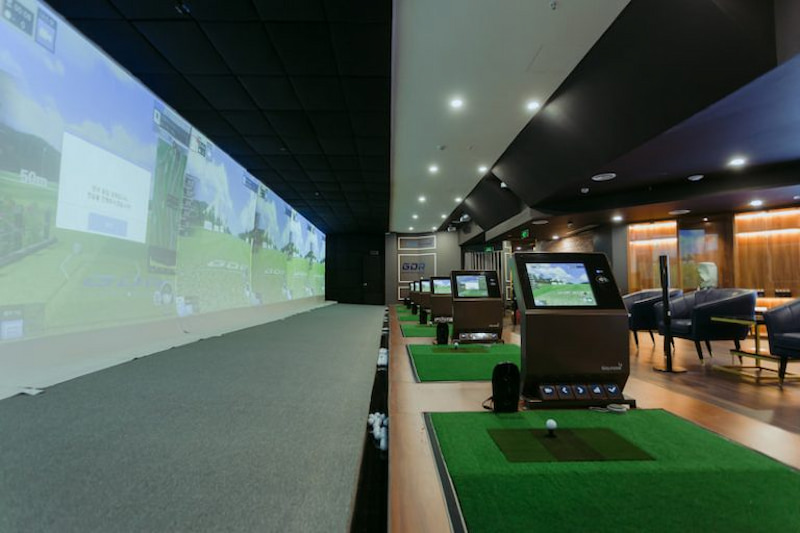 Golfzon Park có không gian luyện tập riêng tư cho người chơi