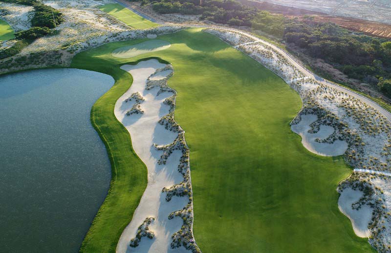 Sân golf được thiết kế để tạo ra thử thách xứng tầm cho các golfer