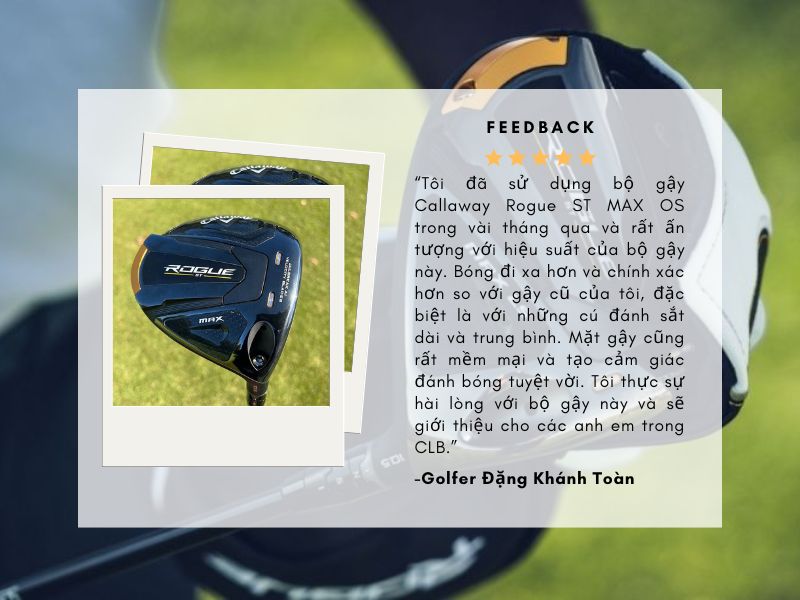 Callaway Rogue ST được nhiều golfer đánh giá cao