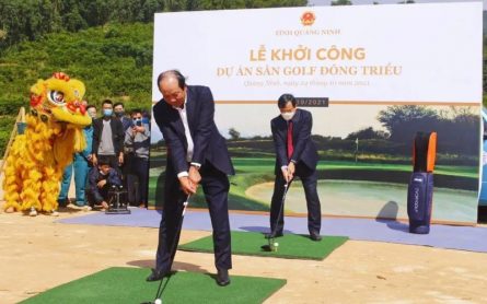 Khởi công dự án sân golf Đông Triều