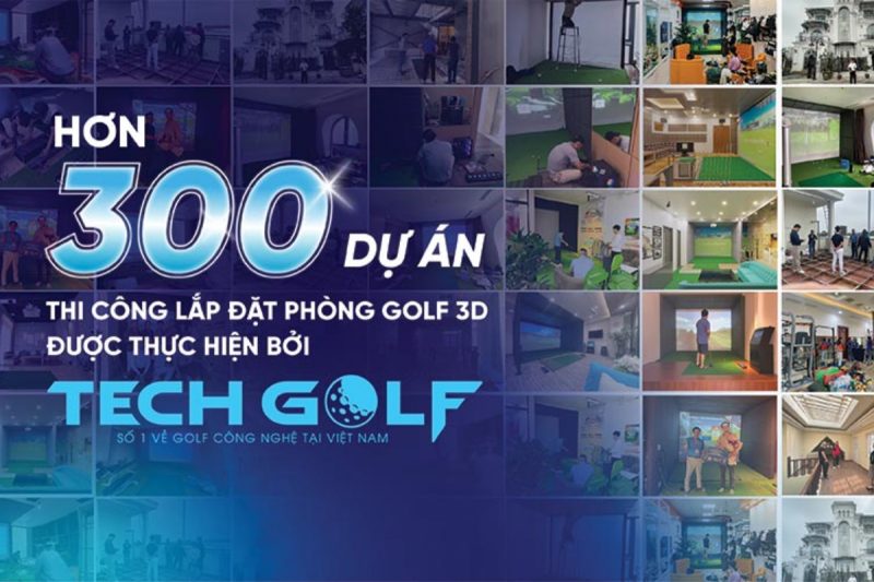 TechGolf - Địa chỉ thi công phòng golf 3D uy tín hàng đầu hiện nay