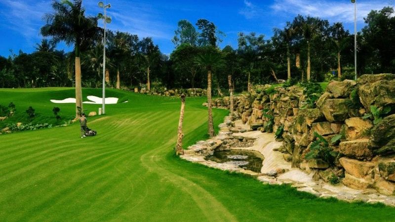 Sân golf Asean Resort có thiết kế ấn tượng