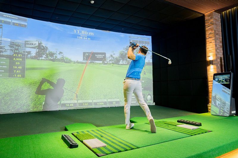 Sử dụng máy tập golf 3D giúp golfer tối ưu thời gian và chi phí luyện tập
