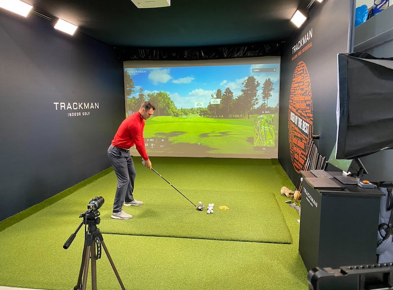 Máy tập golf 3D Trackman có nhiều chế độ luyện tập cho golfer trải nghiệm