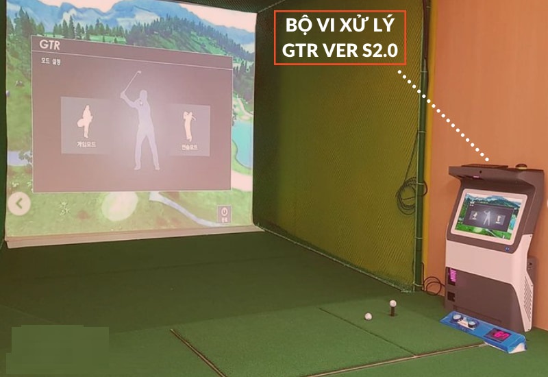 Phần mềm chơi golf 3D GTR Ver S2.0 nhận đánh giá cao của golfer