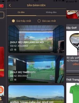 App Pro Booking tích hợp nhiều tiện ích về golf không nên bỏ qua