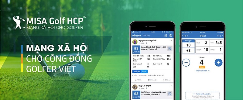 App đặt sân golf Misa được nhiều golfer sử dụng nhất