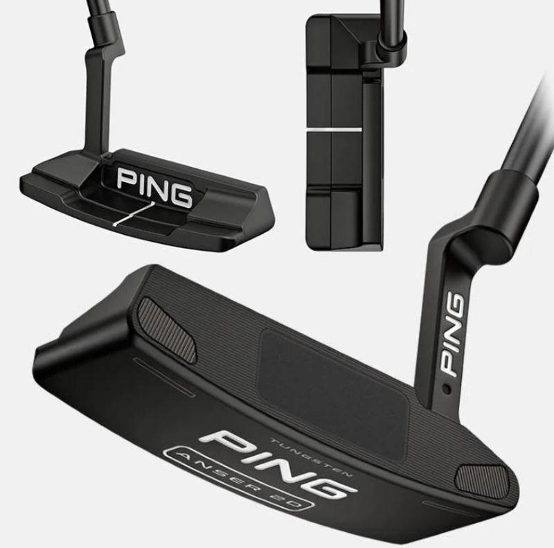 Gậy putter Ping Karsten Tr Anser 2 trong bộ giúp bóng lăn trên green ổn định