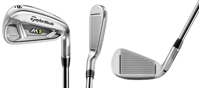 Ironset TaylorMade M1 có thiết kế nhỏ gọn giúp golfer kiểm soát tối ưu