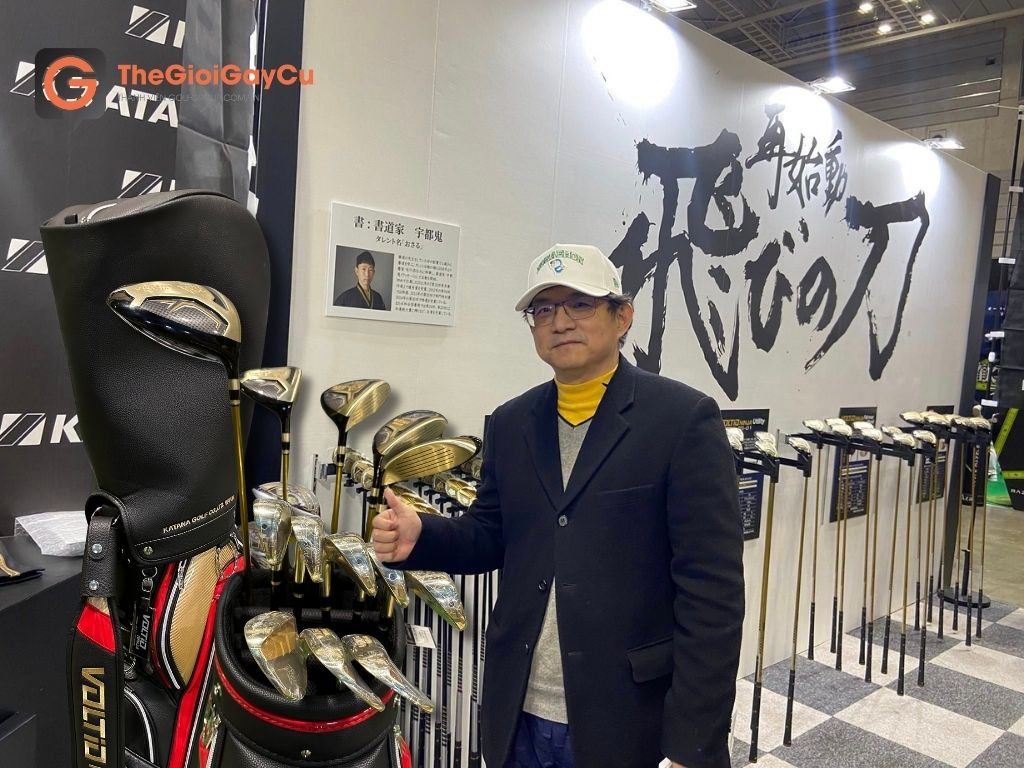 Gậy golf Katana Voltio tại hội chợ golf lớn nhất châu Á Japan Golf Fair 2024