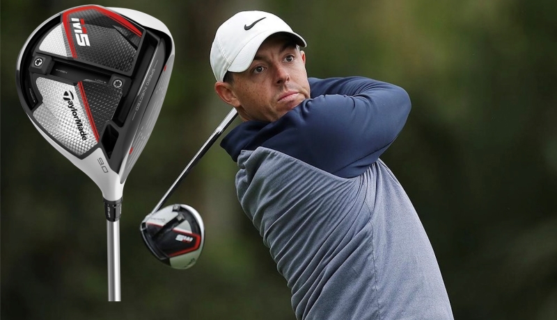 Huyền thoại Rory McIlroy cùng cây driver TaylorMade M5 tại giải đấu chuyên nghiệp