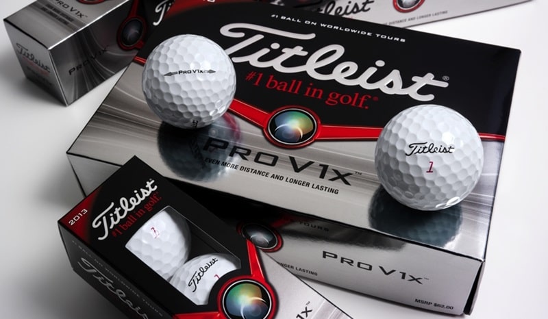 Bóng Titleist Pro V1x sử dụng lõi kép