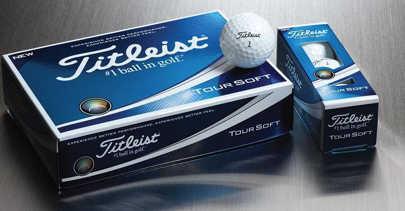 Bóng golf Titleist Tour Soft giúp golfer tăng cường tốc độ bóng