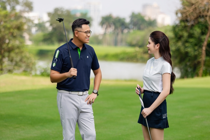 Quần áo golf Le Coq Sportif được làm từ chất liệu mềm mại. thoải mái